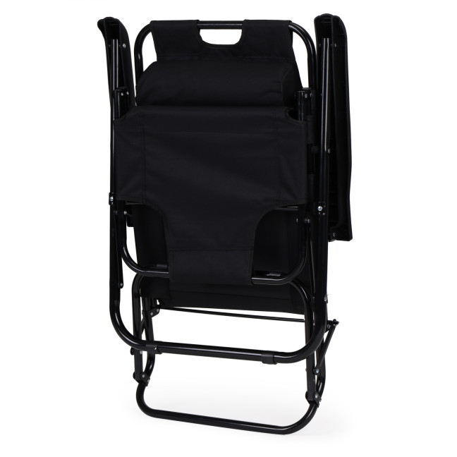 Garden Lounger with Headrest | Folding beach lounger for balcony or patio Green/Black/Blue/Beige | Garden furniture