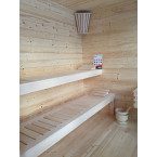 Garden Sauna Azalea 4x2m 8 People | Wellness | Relax | SPA | Luxury Relaxation | Panoramic Glass
