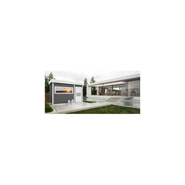 High Quality Finnish Garden Garden Sauna Dry 350x200 cm | Wellness | Relax | SPA | Ready to Assemble | Elegant Minimalism