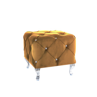 Elsa Velvet Sofa - Curry