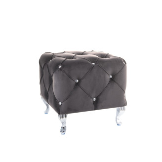 Elsa Velvet Sofa -Grey