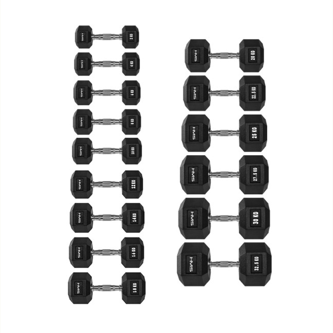 Hex Pro 2 - 60 KG HMS Dumbbells