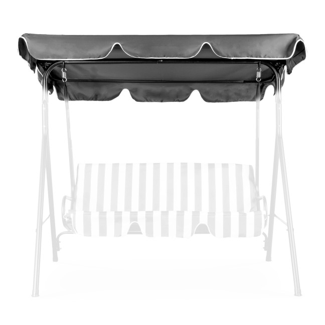 ModernHome Waterproof Swing Canopy 166 x 112 cm Grey | Garden furniture, relaxation, modern style