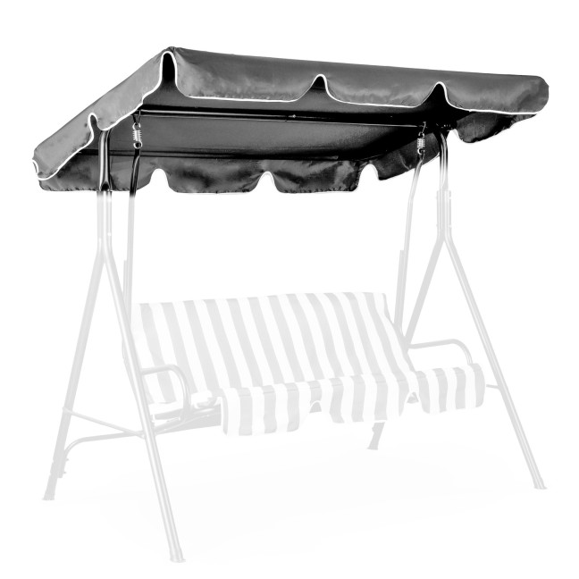 ModernHome Waterproof Swing Canopy 166 x 112 cm Grey | Garden furniture, relaxation, modern style