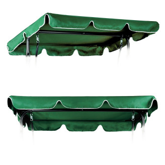ModernHome Waterproof Swing Canopy 166 x 112 cm Green | Garden furniture, relaxation, modern style