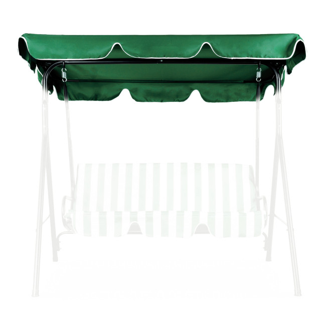 ModernHome Waterproof Swing Canopy 166 x 112 cm Green | Garden furniture, relaxation, modern style