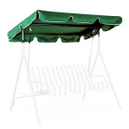 ModernHome Waterproof Swing Canopy 166 x 112 cm Green | Garden furniture, relaxation, modern style