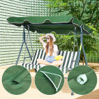 ModernHome Waterproof Swing Canopy 166 x 112 cm Green | Garden furniture, relaxation, modern style