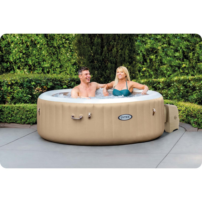 Spacious jacuzzi for 4 people - INFLATABLE SPA 196 × 71 CM INTEX 28426