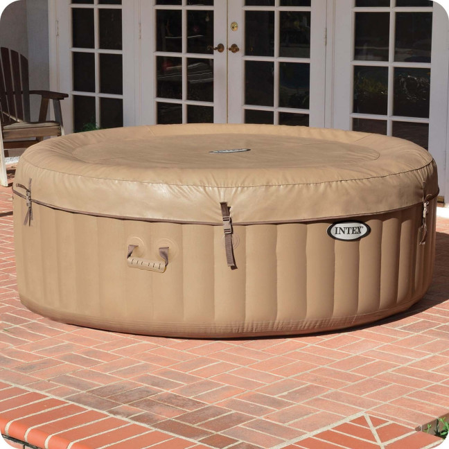 Spacious jacuzzi for 4 people - INFLATABLE SPA 196 × 71 CM INTEX 28426