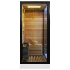 MO-1752B LEWA TRIO, dry sauna, steam sauna and shower cabin 180X110X223CM | Modern Design | Home SPA