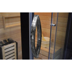 MO-1752B LEWA TRIO, dry sauna, steam sauna and shower cabin 180X110X223CM | Modern Design | Home SPA