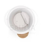 IceTub 100 Ø 91 × 105 cm — single-person cold-plunge barrel in thermowood