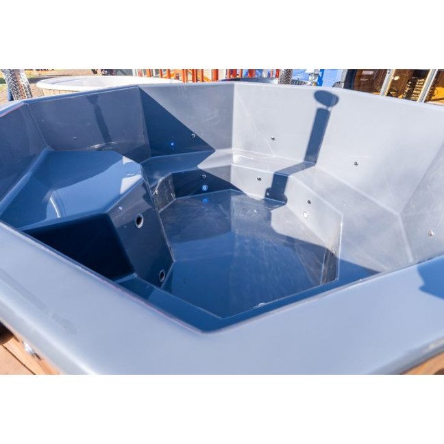 Delux 240 “XL Mulliking” Ø 260 × 109 cm — wood-fired thermo-pine hot-tub for up to 10 bathers