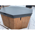 Delux 240 “XL Mulliking” Ø 260 × 109 cm — wood-fired thermo-pine hot-tub for up to 10 bathers