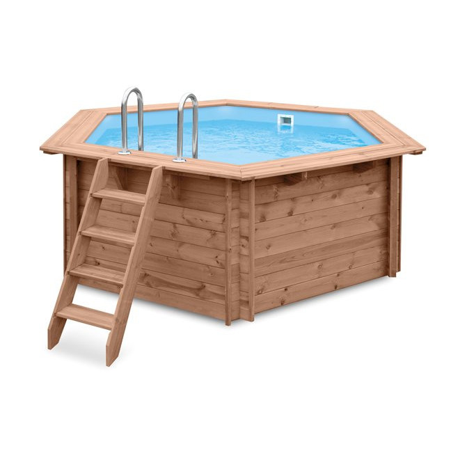 Hexa Wooden Pool – Stylish Garden Wooden Pool | Easy Assembly, Durable Construction, Perfect for Outdoor Relaxation