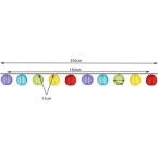 Solar garland 3.5m 2V IP44 23412