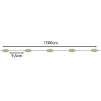 Solar garland 15m IP44 Gardlov 24007