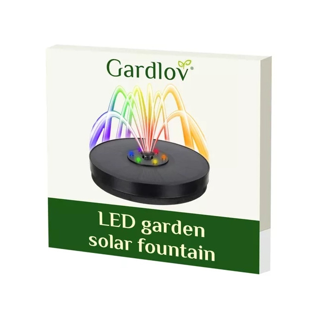 Solar garden fountain LED Gardlov 23227