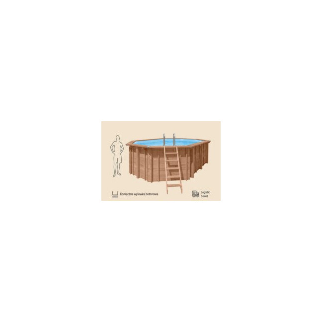 Vacation Eden wooden swimming pool