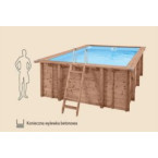 Summer Oasis wooden swimming pool