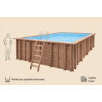 Pearl of South wooden swimming pool