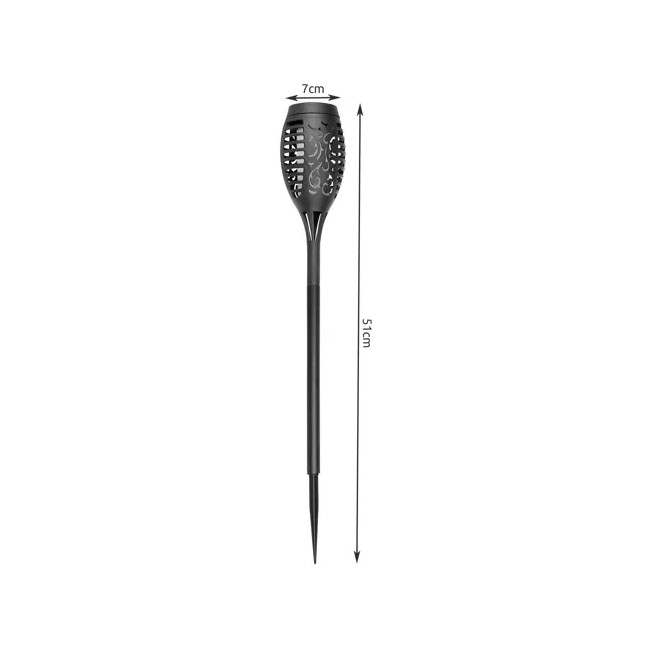 Solar garden lamp - torch set of 4 pcs.23560