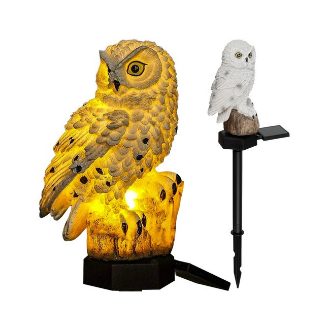 Solar garden lamp - owl Gardlov 23847