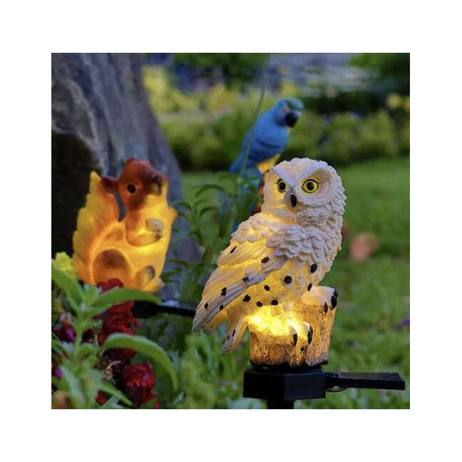 Solar garden lamp - owl Gardlov 23847