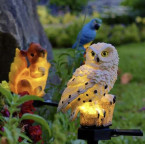 Solar garden lamp - owl Gardlov 23847