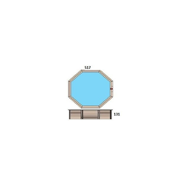 Opal wooden swimming pool