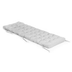 Large Garden Chair Cushion | Lounger for Patio Balcony Grey 145 x 52 cm | Garden furniture, relaxation, modern style