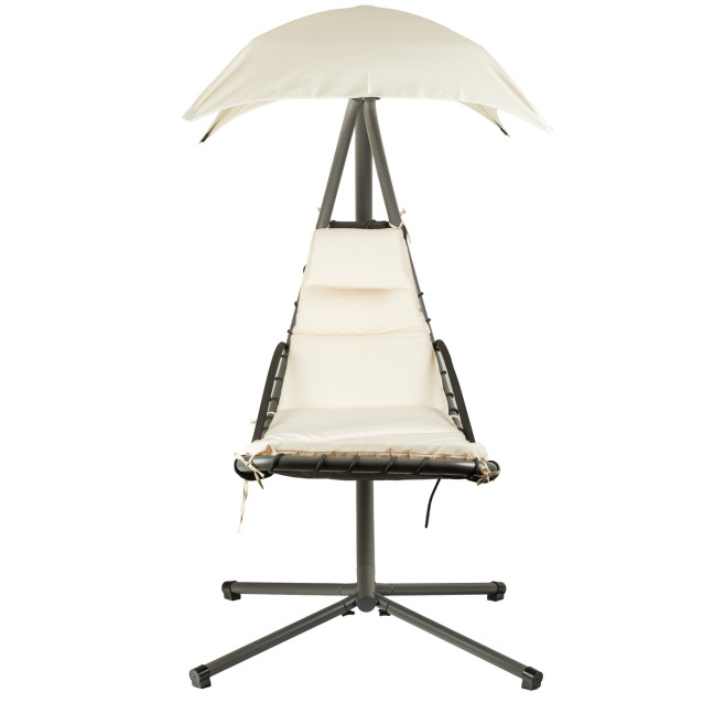 MultiGarden Garden Hammock Lounger with Canopy | Garden hammock on a stand, outdoor relaxation