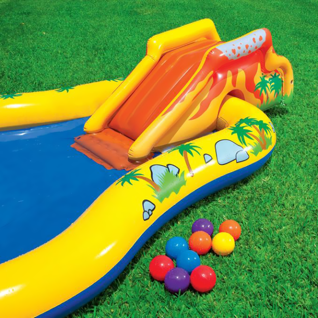Playground Dinosaurs with slide 249 x 191 x 109 cm INTEX