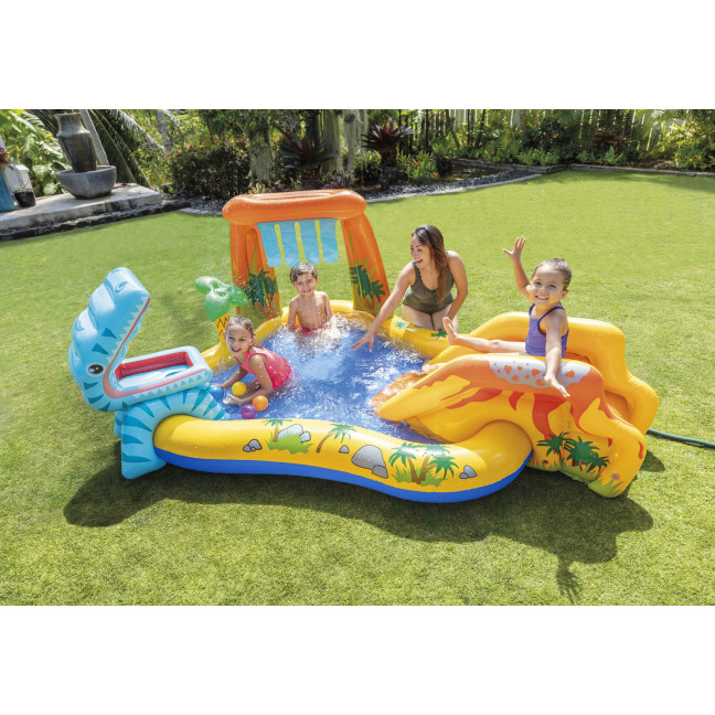 Playground Dinosaurs with slide 249 x 191 x 109 cm INTEX