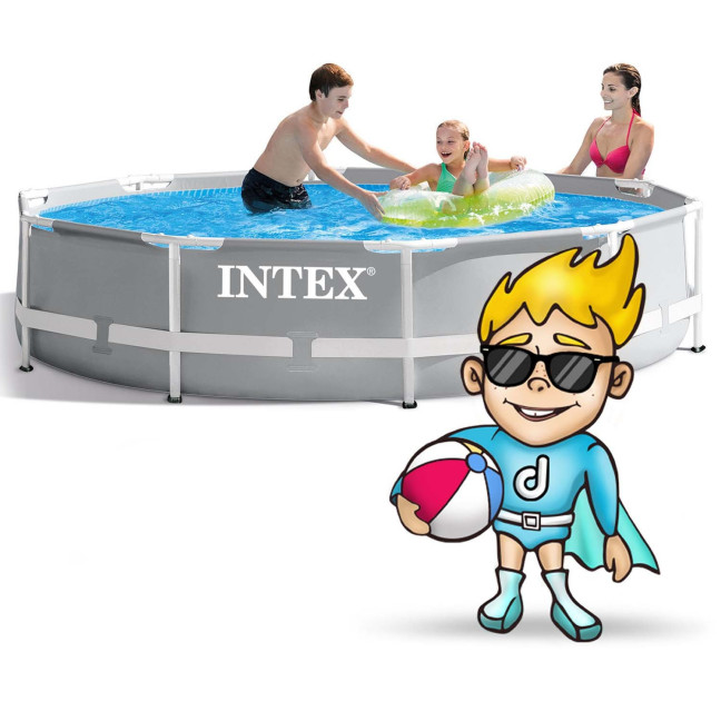 Frame garden pool 305 x 76 cm 15 in 1 + bubble machine for FREE