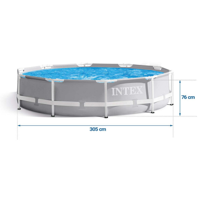 Frame garden pool 305 x 76 cm 15 in 1 + bubble machine for FREE