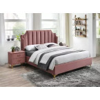 MONAKO VELVET bed 160x200, Pink