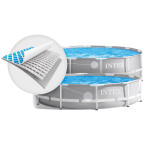 Frame garden pool 366 x 76 cm 16 in 1 + bubble machine for FREE