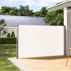 Foldable Side Awning 300x200 cm Beige - Privacy Screen for Terrace and Garden