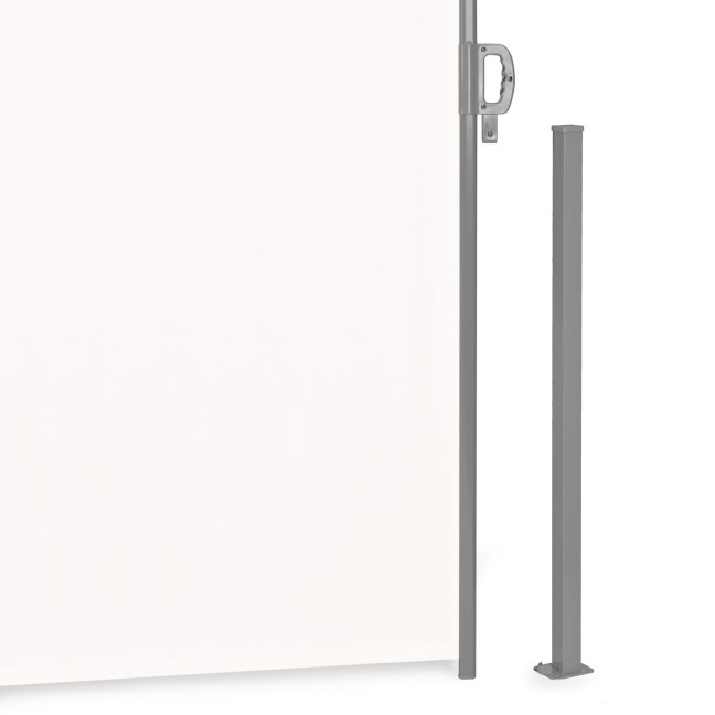Foldable Side Awning 300x200 cm Beige - Privacy Screen for Terrace and Garden
