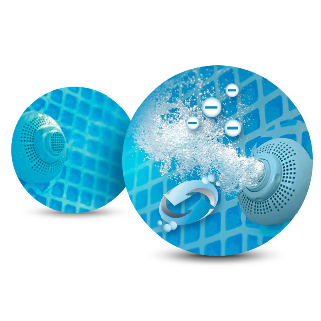 Frame garden pool 366 x 76 cm 16 in 1 + bubble machine for FREE