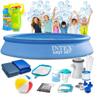 Garden expansion pool 305 x 61 cm 16 in 1 + bubble machine for FREE