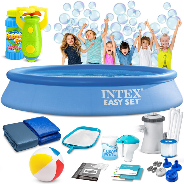 Garden expansion pool 305 x 61 cm 16 in 1 + bubble machine for FREE