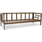 EDEN Wooden Garden Corner Sofa Dark Brown/Beige | Garden corner sofa, relaxation set, comfort on the patio