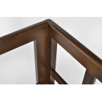 EDEN Wooden Garden Corner Sofa Dark Brown/Beige | Garden corner sofa, relaxation set, comfort on the patio