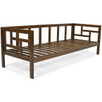 EDEN 3-Person Wooden Garden Sofa Dark Brown/Graphite | Garden furniture, relaxation, modern style