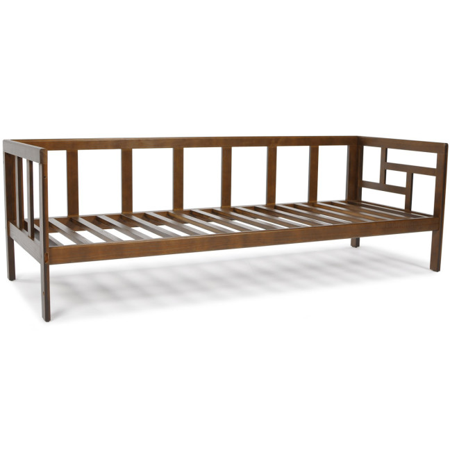 EDEN Wooden Garden Corner Sofa Dark Brown/Beige | Garden corner sofa, relaxation set, comfort on the patio