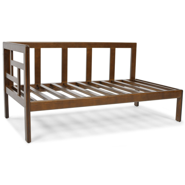 EDEN Wooden Garden Corner Sofa Dark Brown/Beige | Garden corner sofa, relaxation set, comfort on the patio