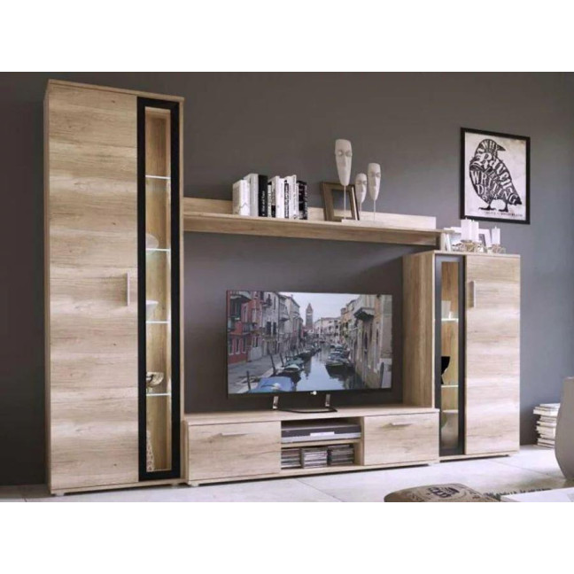 BENTLEY - WALL UNIT OAK GREY